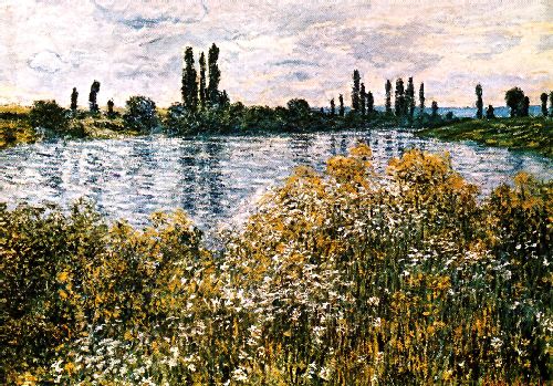 Claude Monet By the Seine near Vetheuil